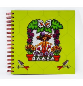 Clairefontaine - Sophie Maxwell Hobby Collection - Gardening - Hard Cover Notebook - 8 1/2 x 8 1/2" 