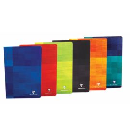 Clairefontaine - Classic Notebook - Staplebound - Lined with Margin - 40 Sheets - 8 1/4 x 11 3/4" - Assorted