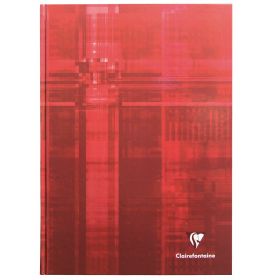 Classic Clairefontaine Hardcover Notebook - Lined - 6 x 8 1/4" - Red
