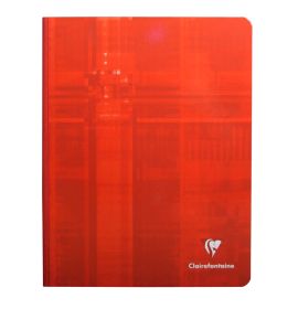 Classic Clairefontaine Clothbound Notebook - Lined w/ Margin - 8 1/4 x 11 3/4" - Assorted