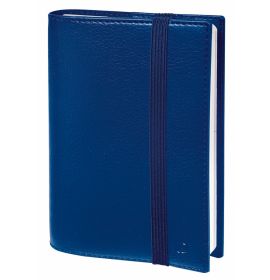 #7362Q5 Quo Vadis 2022 Life Noted Weekly & Monthly Planner, 12 Months, Jan. to Dec. – 6 1/4 x 9 3/8" – Grained Faux Leather Kali Blue