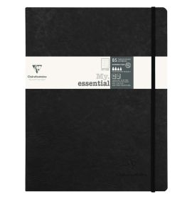 794431 - Clairefontaine - My Essential - Paginated Notebook - Dot Grid - 96 Sheets - 7 1/2 x 9 7/8" - Black