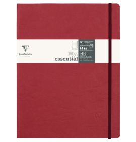 794432 - Clairefontaine - My Essential - Paginated Notebook - Dot Grid - 96 Sheets - 7 1/2 x 9 7/8" - Red