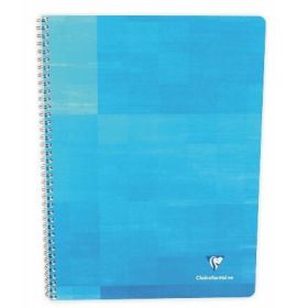 Stock #8146  Clairefontaine  Classic Notebooks    Side Wirebound   Size:8 ¼ x 11 ¾   Lined & Graph  No Margin  Assorted  Cover