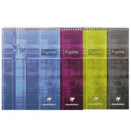 Clairefontaine Classic Wirebound Notepad - Graph - 8 1/2 x 11 3/4" - Assorted
