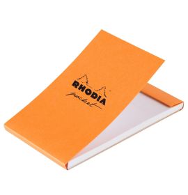 Rhodia - Pocket Notepad - Orange - Dot Grid - 80g - 3 x 4 3/4" - 40 Sheets