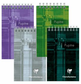 Clairefontaine Classic Wirebound Notepads - Lined - 3 x 4 3/4" - Assorted