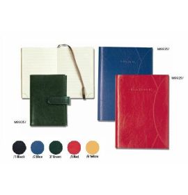 #89353 Exacompta Madeira" Journals w/ Belt Buckle Bound 4 x 5 ½ Lined Green 192 sheets"