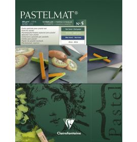 Pastelmat® by Clairefontaine - Glued Pad -  #5 Assorted - 12 Sheets - 360g - 7 x 9 1/2"