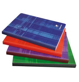 Clairefontaine - Classic Notebook - Clothbound - Lined - 96 Sheets - 6 1/2 x 8 1/4" - Assorted