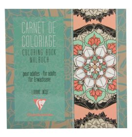 Clairefontaine - Coloring Books for Adults - 36 Pages - 7 7/8 x 7 7/8" - Mandala