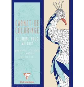 Clairefontaine - Coloring Books for Adults - 48 Pages - 8 1/2 x 11 3/4" - Nature