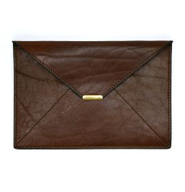 Photo Envelope - Brown Mignon Leather