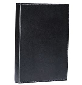 #99303/1 Exacompta Basic Journals Bound 5 ½ x 8 ¼ Lined Soho Black Silver Edge 100 sheets