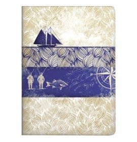 #99763 Clairefontaine Maritime Collection Maritime Staplebound Notebooks 5 ¾ x 8 ¼