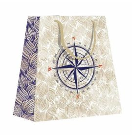 #99768 Clairefontaine Maritime Collection Eurotote Gift Paper Shopping Small Bag