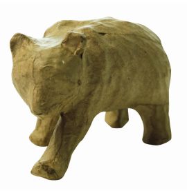 #AP151 Decopatch Animal Figurines Papier-Mache Bear 4 to 5 " Decopatch"