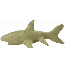 #AP158 Decopatch Animal Figurines Papier-Mache Shark 4 to 5"