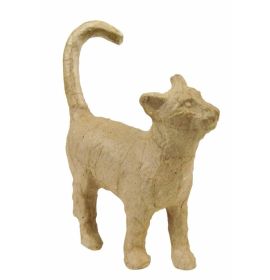 #AP583 Decopatch Animal Figurines Papier-Mache Cat 4 to 5"