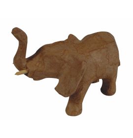 #AP607 Decopatch Animal Figurines Papier-Mache Elephant 4 to 5"