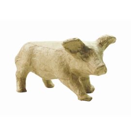 #AP614 Decopatch Animal Figurines Papier-Mache Pig 4 to 5"