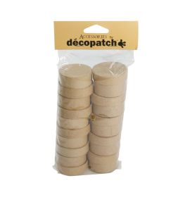 Decopatch - 10 Small Round Boxes - Papier Mache - #EV009