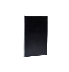 #2331E4 Quo Vadis 2023 Space 24 Weekly/Monthly Planner 12 Months, Jan. to Dec. 6 1/4 x 9 3/8" Smooth Faux Leather Soho Black