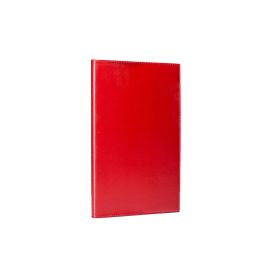 #2035E4 Quo Vadis 2020 Visual Weekly/Monthly Planner 12 Months, Jan. 2019 to Dec. 2019 6 x 8 1/4" Smooth Faux Leather Soho Red