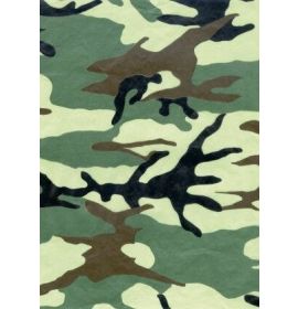 #C/323 Decopatch Camouflage 3 sheets of 1 design Decoupage paper 11 3/4 x 15 3/4 3