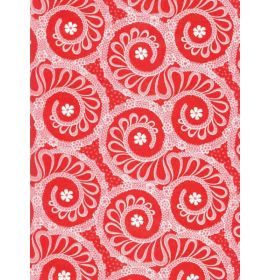 #FD20/439 Decopatch Red White Spiral Print Pack of 20 sheets of 1 design Decoupage paper 11 3/4 x 15 3/4 20