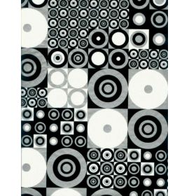 #FD20/441 Decopatch Black White Geo Pack of 20 sheets of 1 design Decoupage paper 11 3/4 x 15 3/4 20