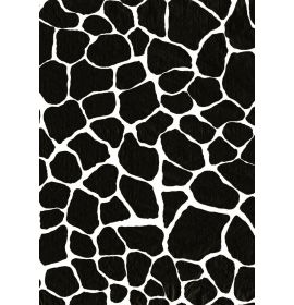#FD20/504 Decopatch Black Giraffe Pack of 20 sheets of 1 design Decoupage paper 11 3/4 x 15 3/4