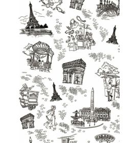 #FD20/511 Decopatch Paris Landmarks Pack of 20 sheets of 1 design Decoupage paper 11 3/4 x 15 3/4