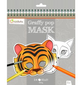 Avenue Mandarine - Graffy Pop Mask - Wild Animals