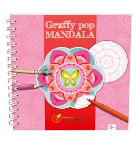 Avenue Mandarine - Graffy Pop Mandala - Flowers