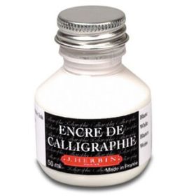 Jacques Herbin - Calligraphy Ink - White - 50ml Bottle