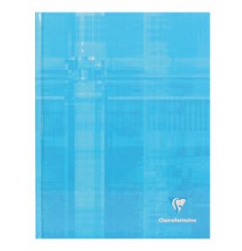 Clairefontaine - Classic Notebook - Hardcover - Lined - 96 Sheets - 8 1/4 x 11 3/4" - Turquoise