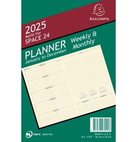 Quo Vadis 2025 Refill For Space 24 Planner
