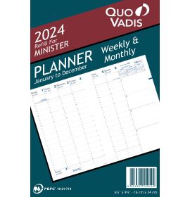 Quo Vadis 2024 Refill For Minister Planner