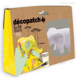 Decopatch - Decoupage Kits - #KIT029 - Elephant Mini Kit