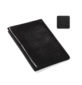 Quo Vadis Space 17 - 2020 Weekly/Monthly Planner - Nov. 2019 to Jan. 2020 - Pocket 3 1/2 x 6 3/4" - Bound, Refillable - Top Calfskin Leather Black