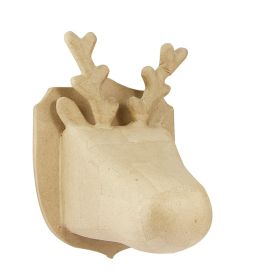 Decopatch - Medium Figurines - Reindeer Trophy - Papier Mache - #SA161