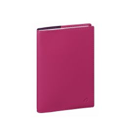 #0438Q5 Quo Vadis 2023 Business Weekly Planner 12 Months, Jan. to Dec. 4 x 6" Smooth Faux Leather Soho Raspberry