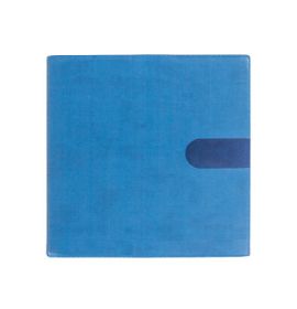#1412Q5 Quo Vadis 2023 Executive Weekly Planner 13 Months, Dec. to Dec. 6 1/4 x 6 1/4" Smooth Faux Suede Blue