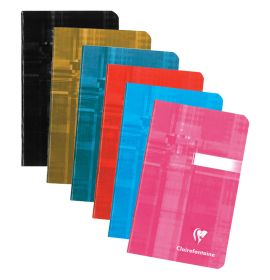 Classic Clairefontaine Staplebound Notebook - Lined - 4 1/4 x 6 3/4" - Assorted