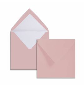 #220/35 G. Lalo Open Stock Vergé de France Square Envelopes 5 ½ x 5 ½ Straight edge Eglantine 25 envelopes