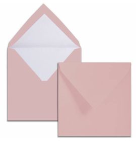 #224/35 G. Lalo Open Stock Vergé de France Square Envelopes 6 ½ x 6 ½ Straight edge Eglantine 25 envelopes