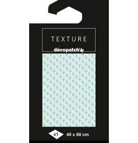 #TD786 - Decopatch - Textured Paper Pack - 15 3/4 x 23 5/8 Sheet - Light Blue