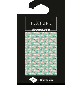 #TD800 - Decopatch - Textured Paper Pack - 15 3/4 x 23 5/8 Sheet - Green