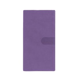 #1714E4 Quo Vadis 2023 Space 17 Weekly/Monthly Planner Jan. to Dec. 3 1/2 x 6 3/4" Smooth Faux Suede Texas Violet